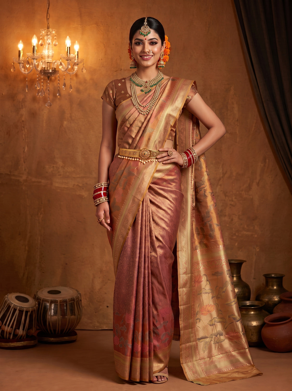 MIMOSA Saree Saree — pose 4 styling detail