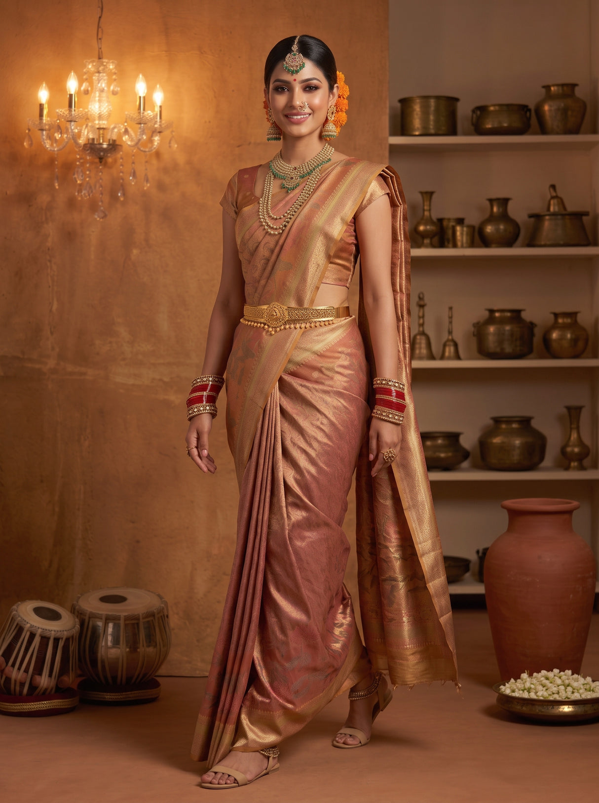 MIMOSA Saree Saree — pose 6 styling detail