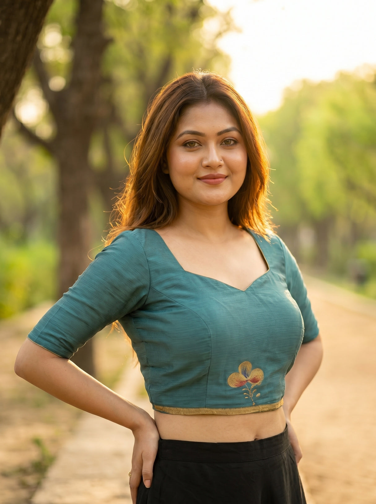 MIMOSA Saree Saree — blouse close-up