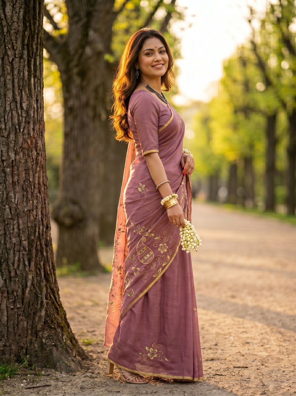 MIMOSA Saree Saree — pose 5 styling detail