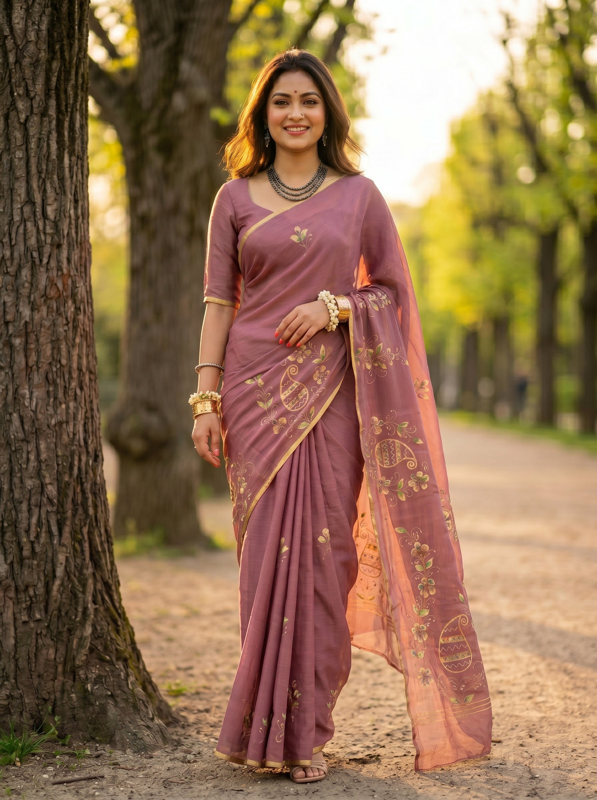 MIMOSA Saree Saree — pose 6 styling detail