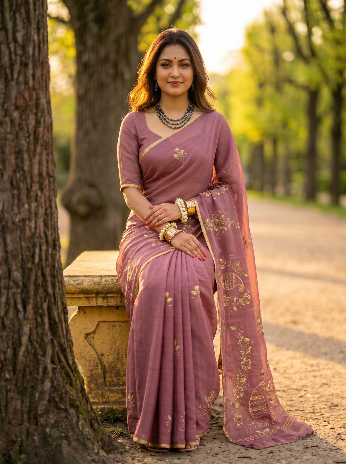 MIMOSA Saree Saree — pose 8 styling detail
