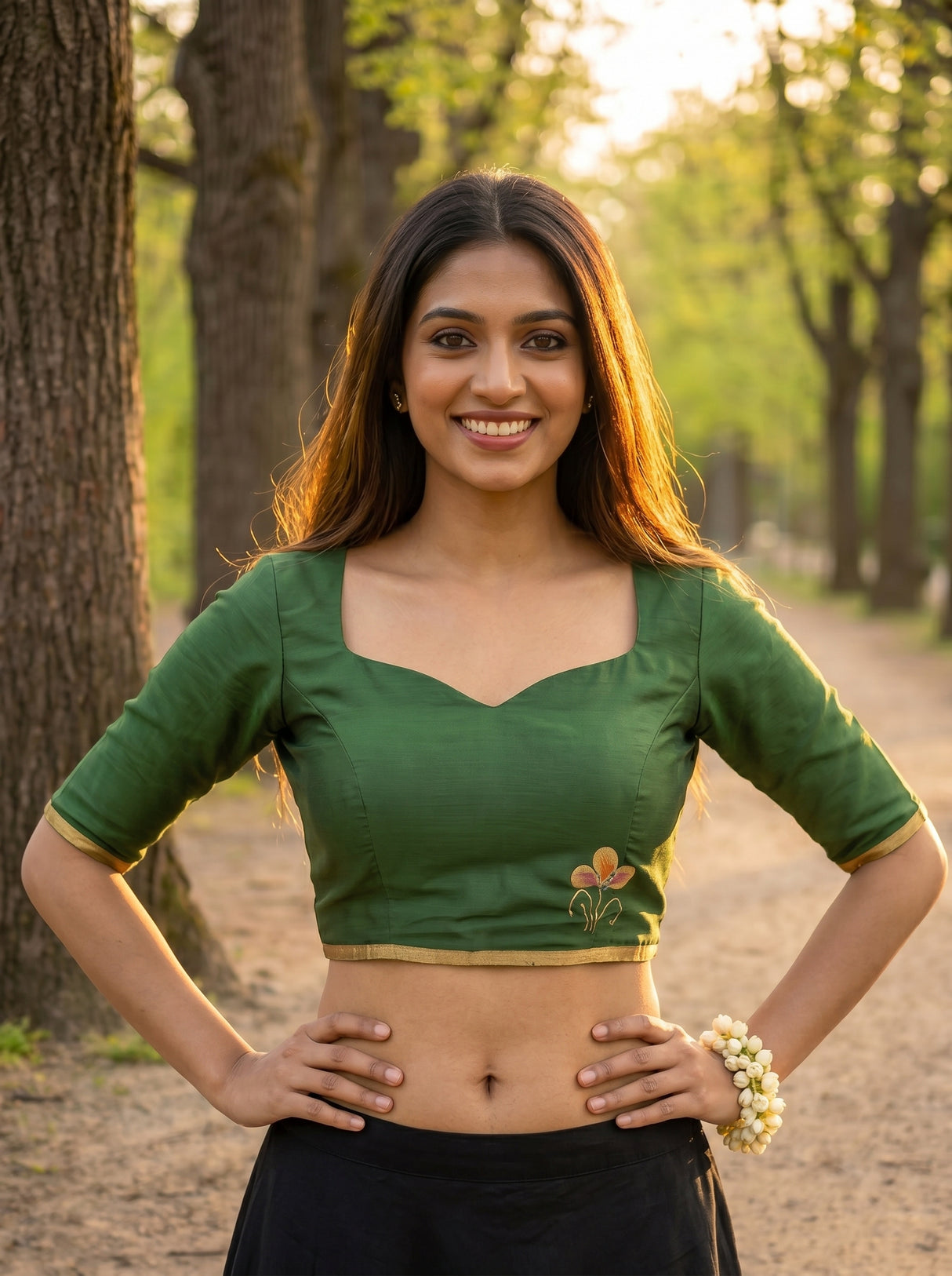 MIMOSA Saree Saree — blouse close-up