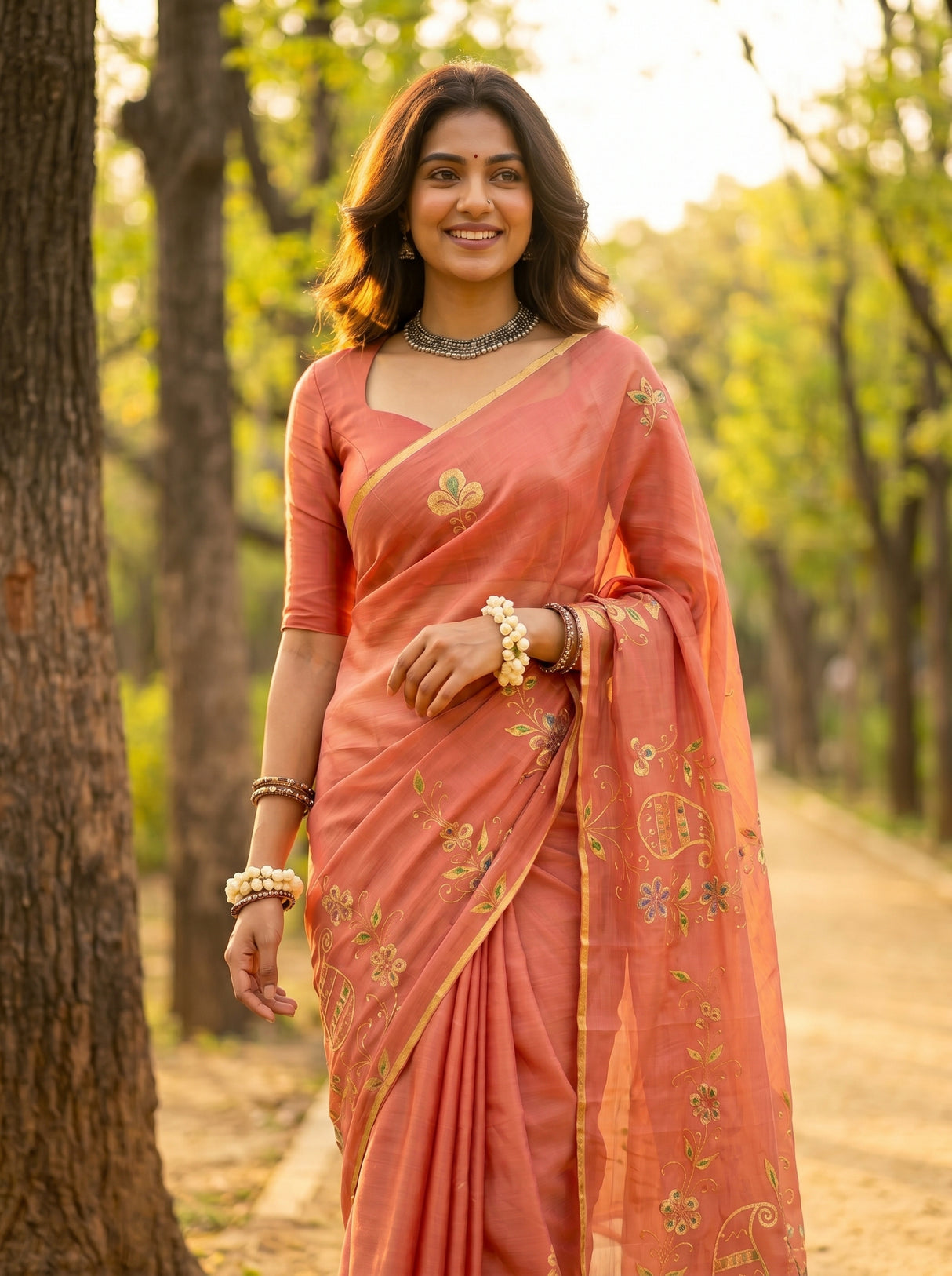 MIMOSA Saree Saree — pose 10 styling detail