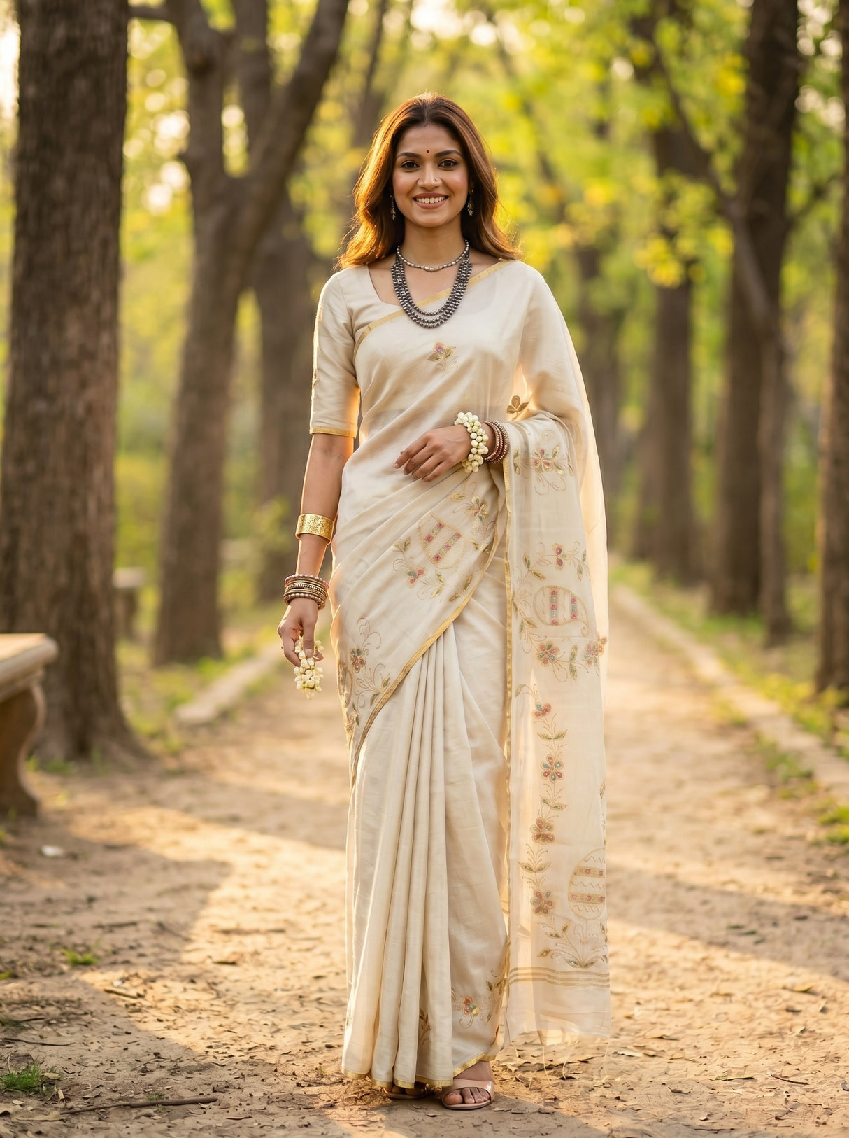 MIMOSA Saree Saree — pose 6 styling detail