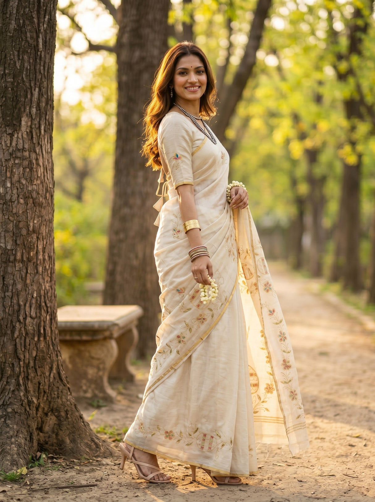 MIMOSA Saree Saree — pose 9 styling detail