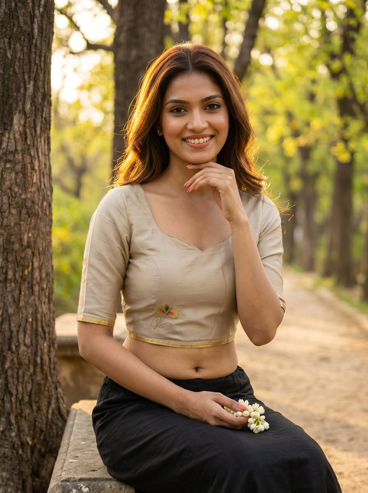 MIMOSA Saree Saree — blouse close-up