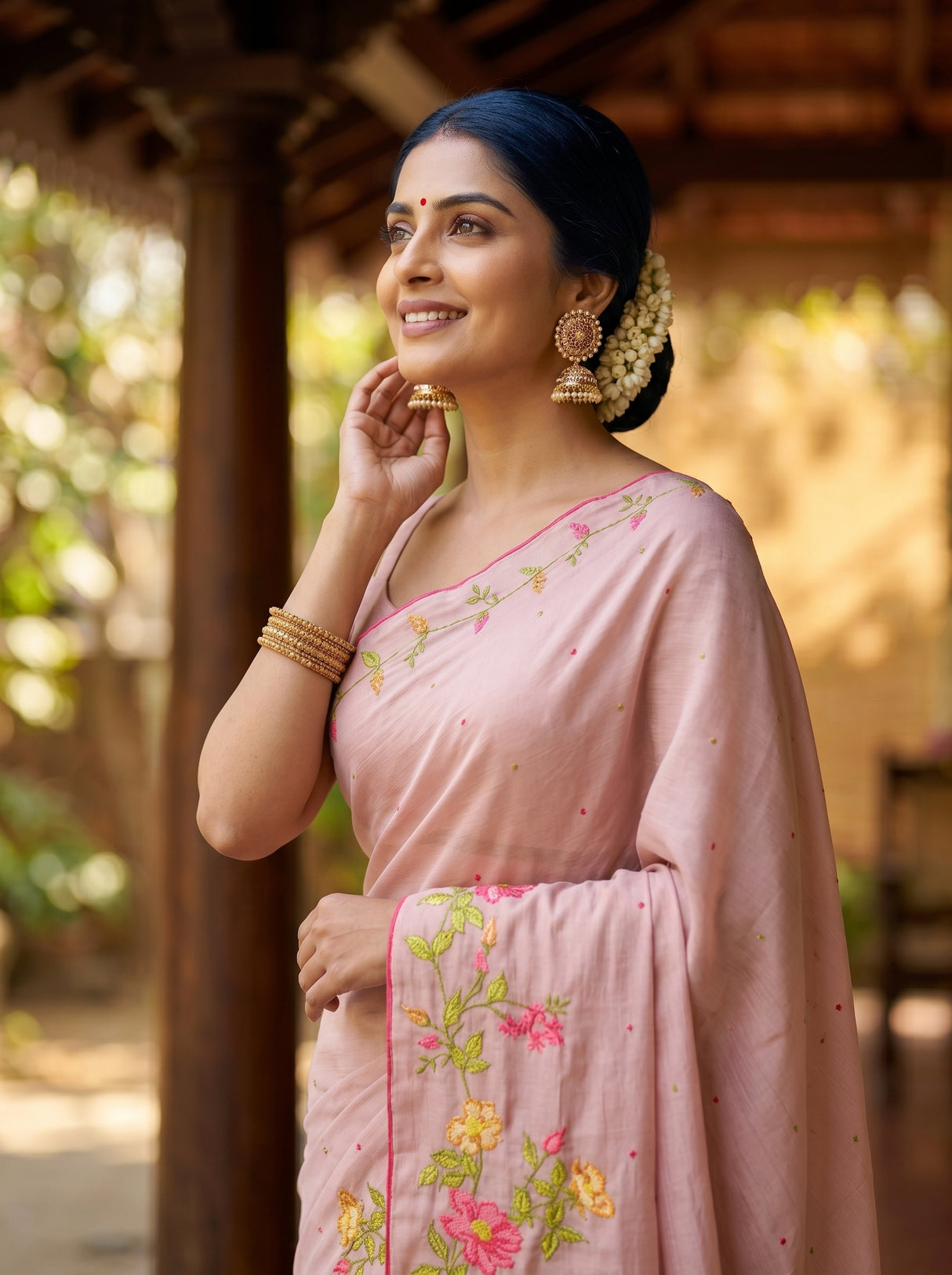 MIMOSA Saree Saree — pose 10 styling detail