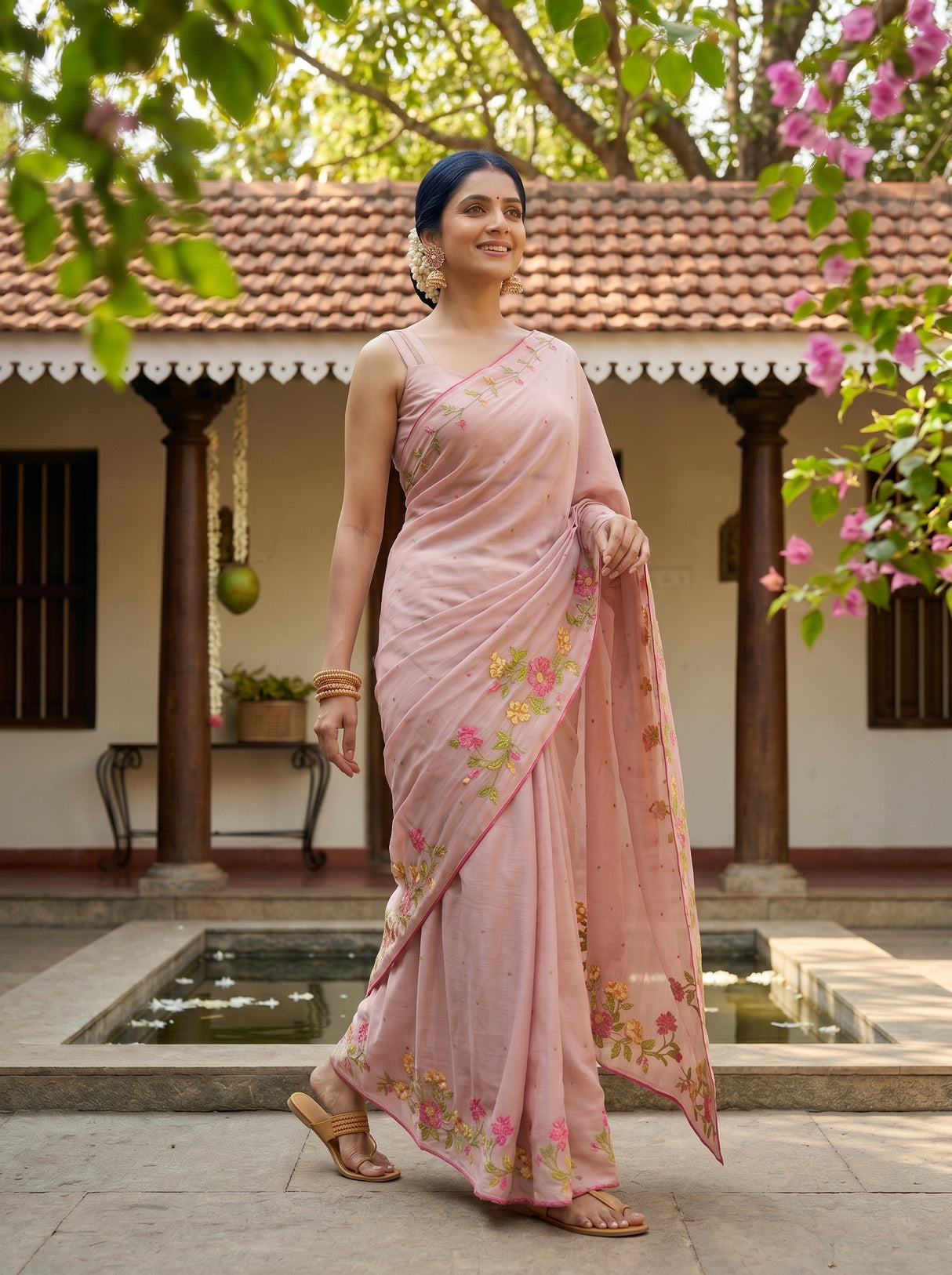 MIMOSA Saree Saree — pose 6 styling detail