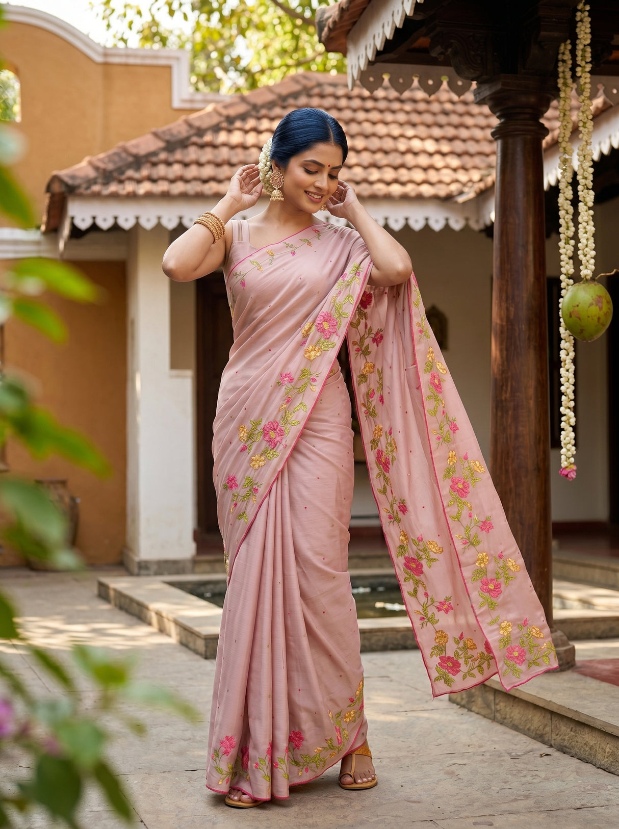 MIMOSA Saree Saree — pose 9 styling detail