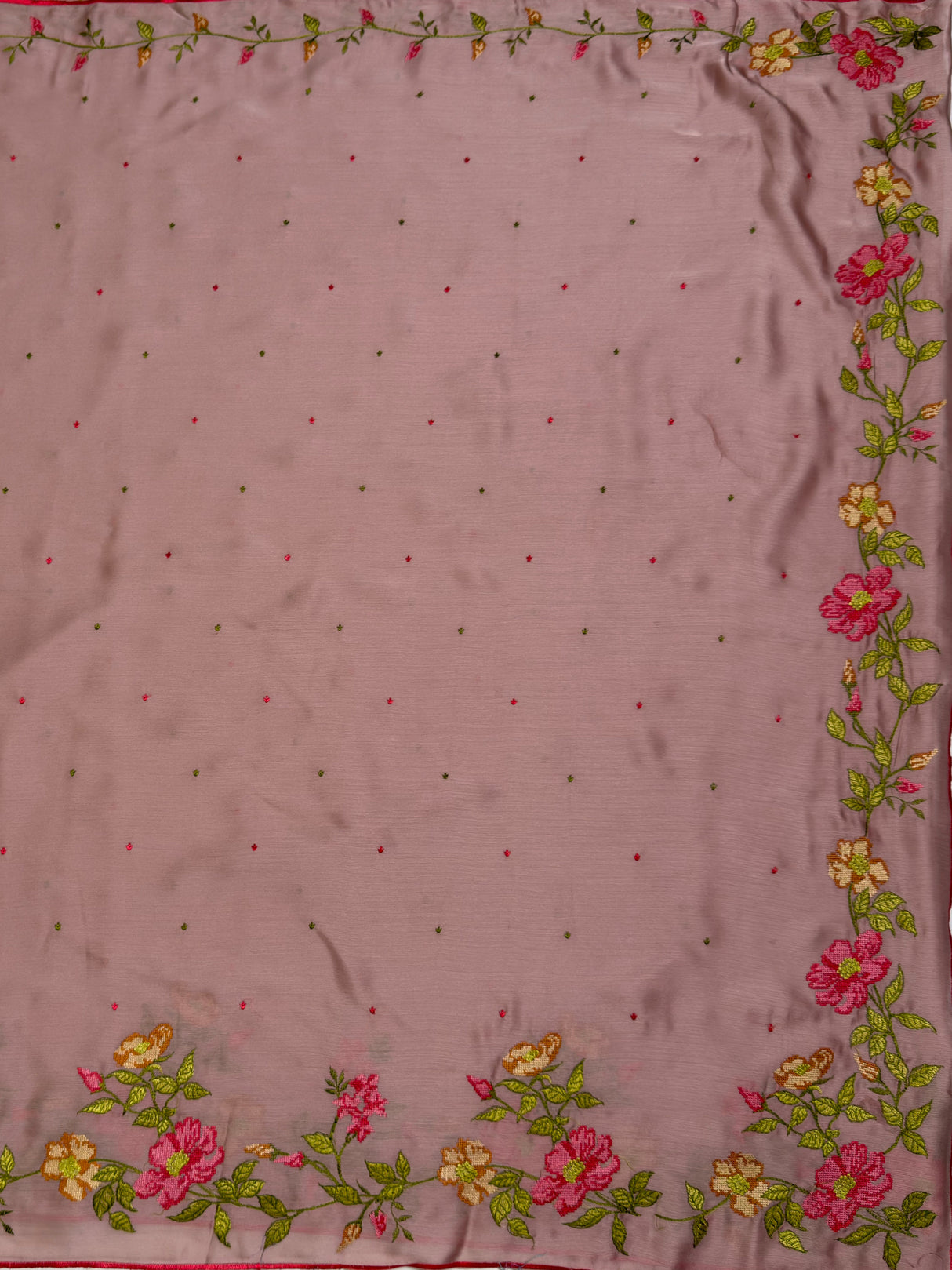 MIMOSA Saree Saree — pallu and zari work detail