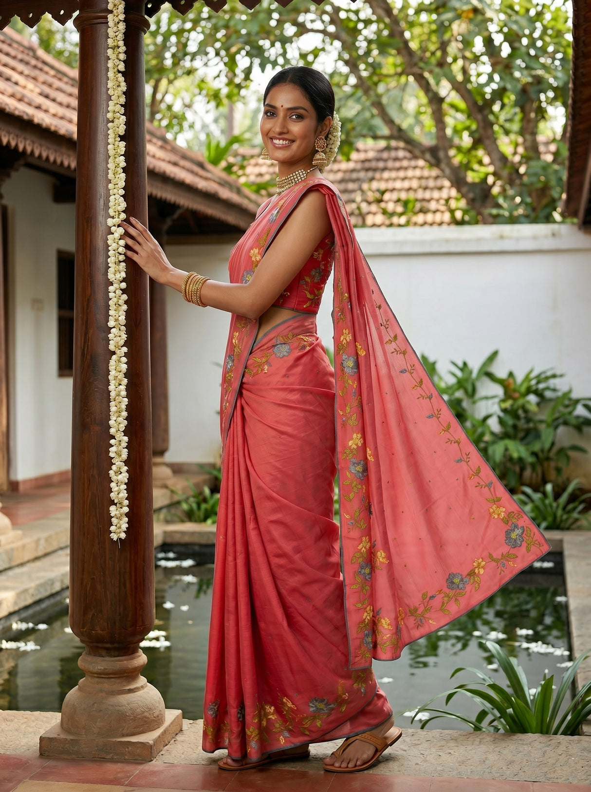 MIMOSA Saree Saree — pose 5 styling detail