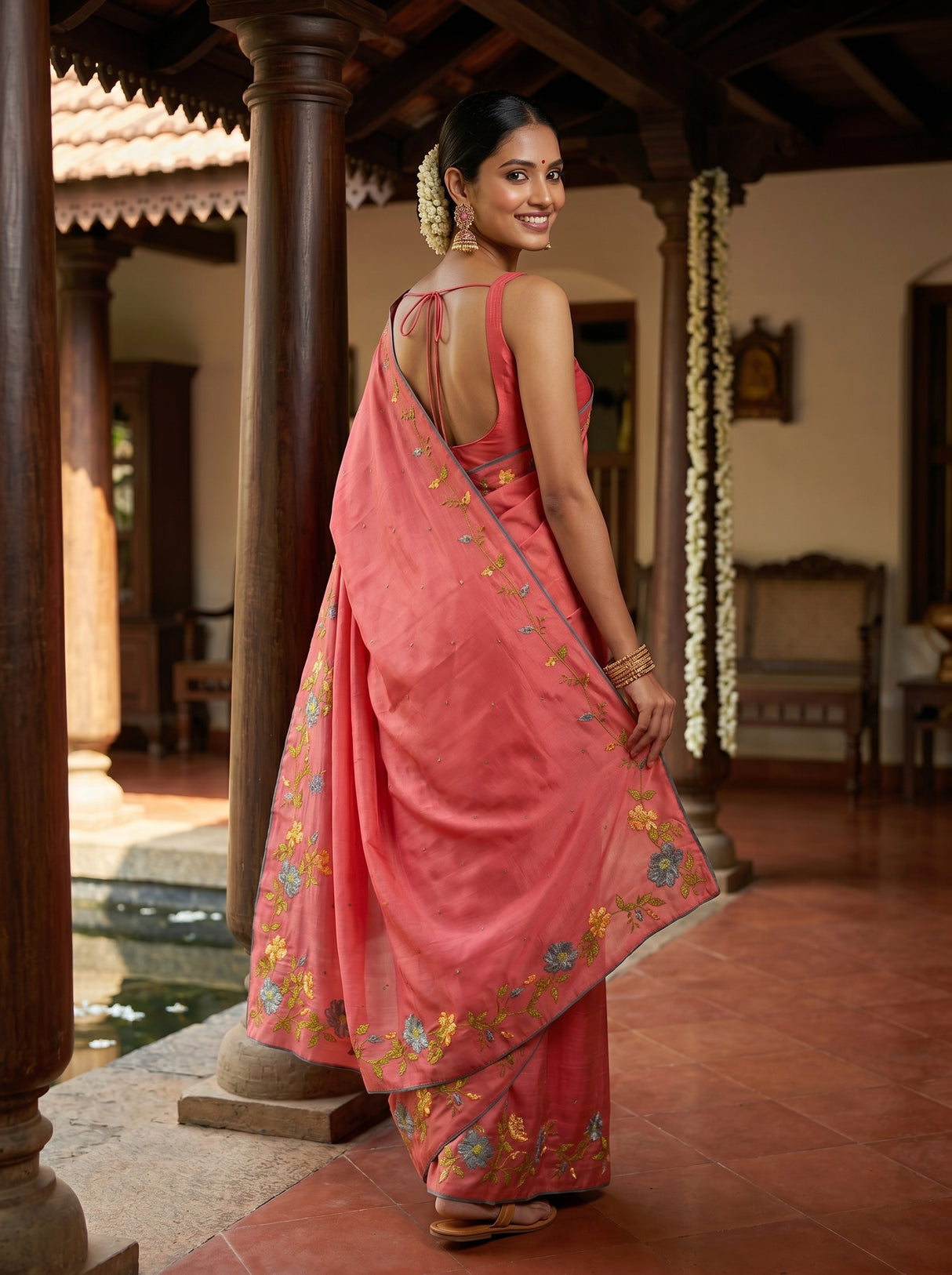 MIMOSA Saree Saree — pose 7 styling detail