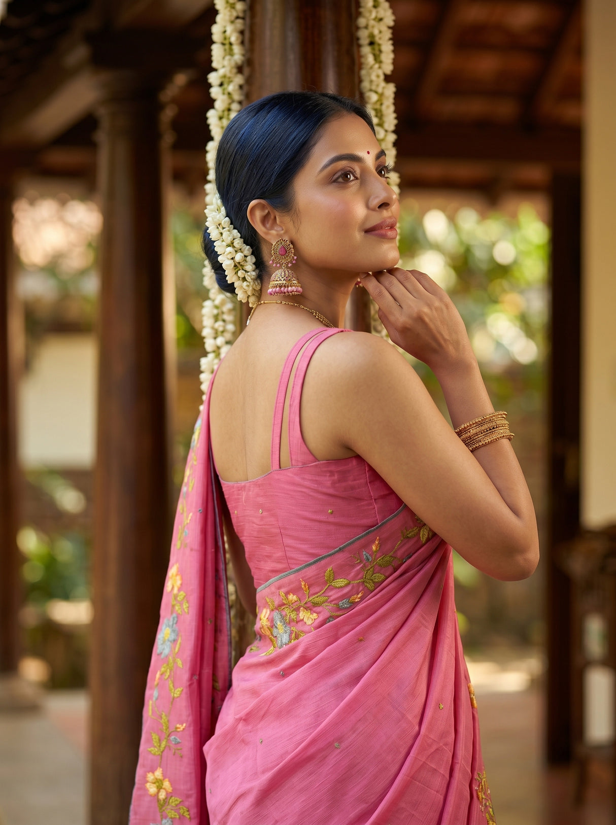 MIMOSA Saree Saree — pose 10 styling detail