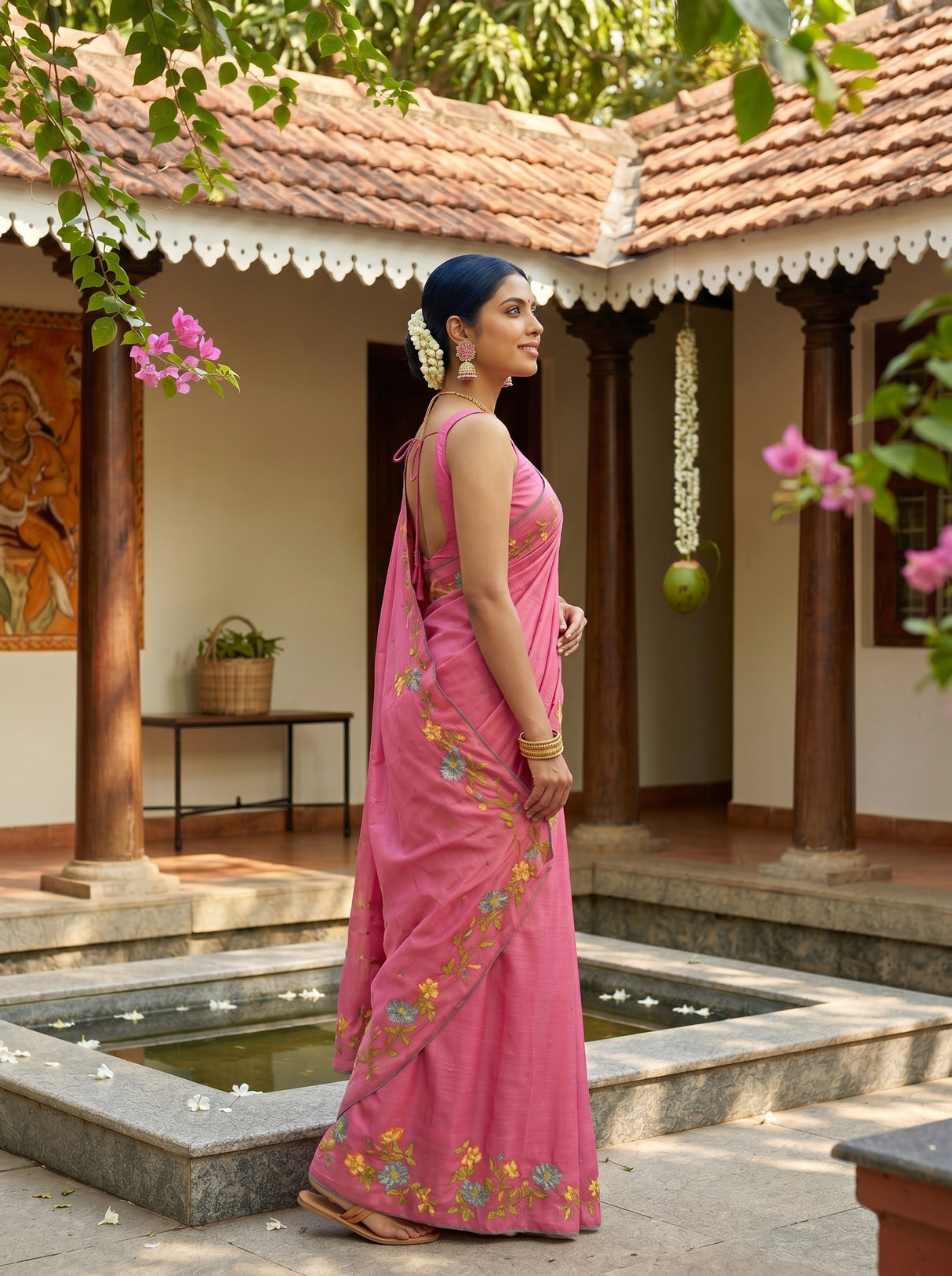 MIMOSA Saree Saree — pose 3 styling detail