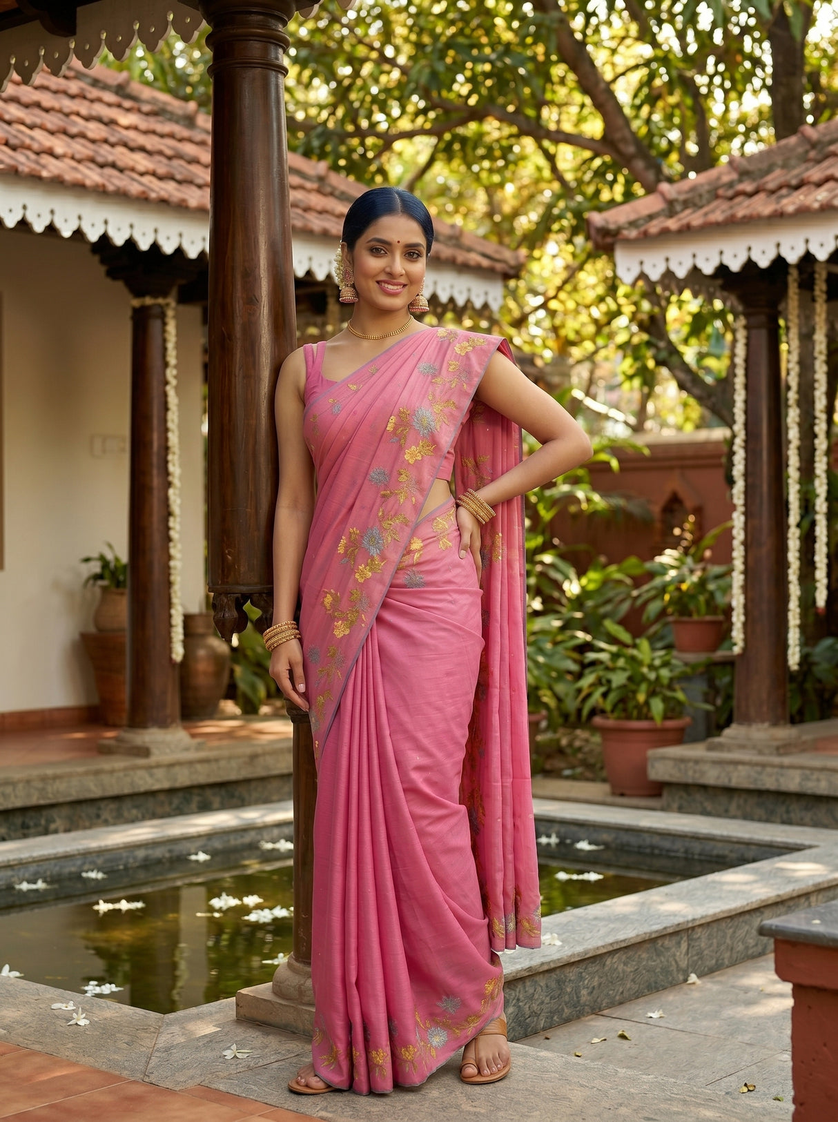 MIMOSA Saree Saree — pose 5 styling detail