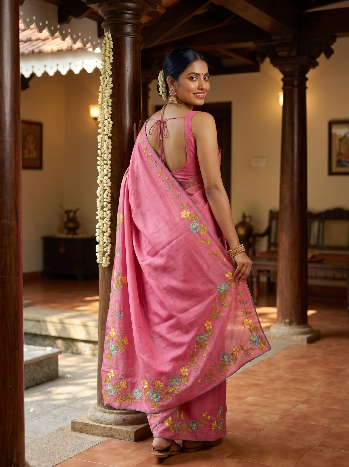 MIMOSA Saree Saree — pose 7 styling detail