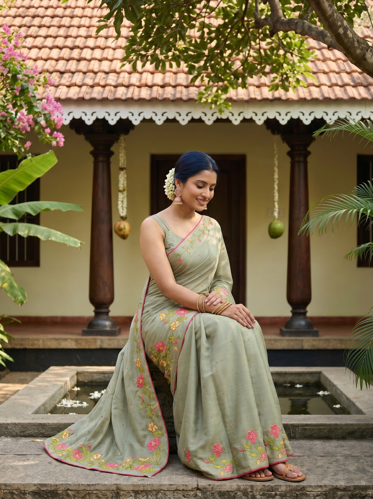 MIMOSA Saree Saree — pose 8 styling detail