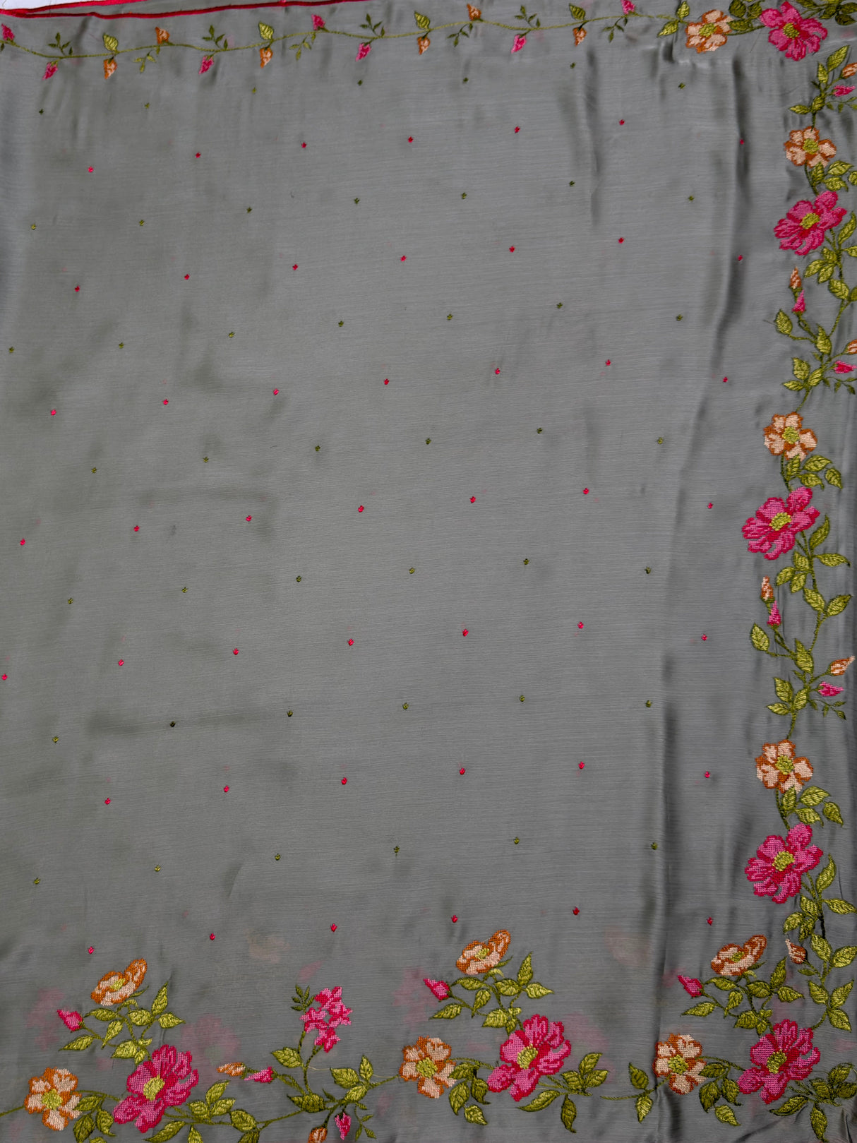 MIMOSA Saree Saree — pallu and zari work detail
