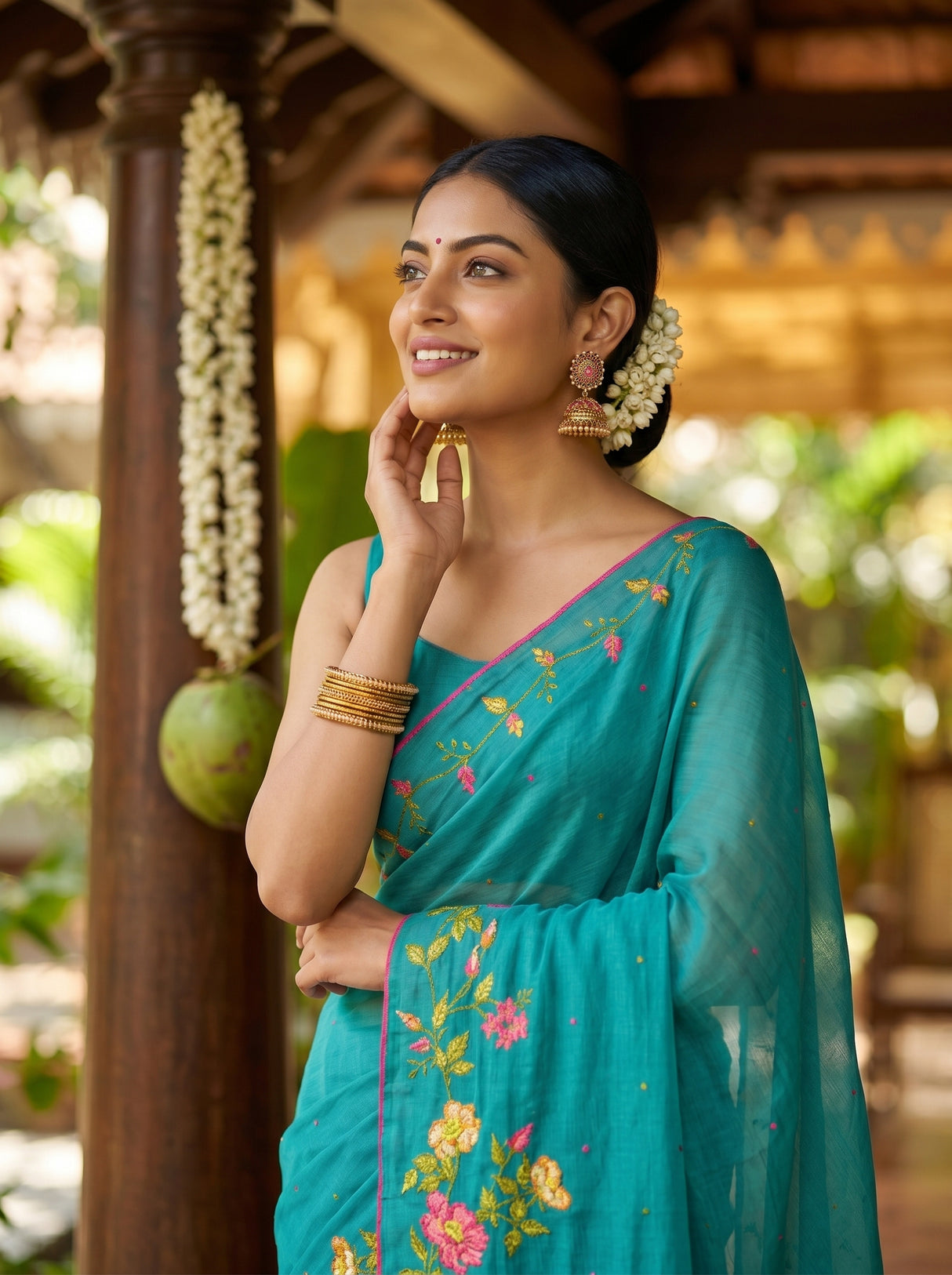 MIMOSA Saree Saree — pose 10 styling detail