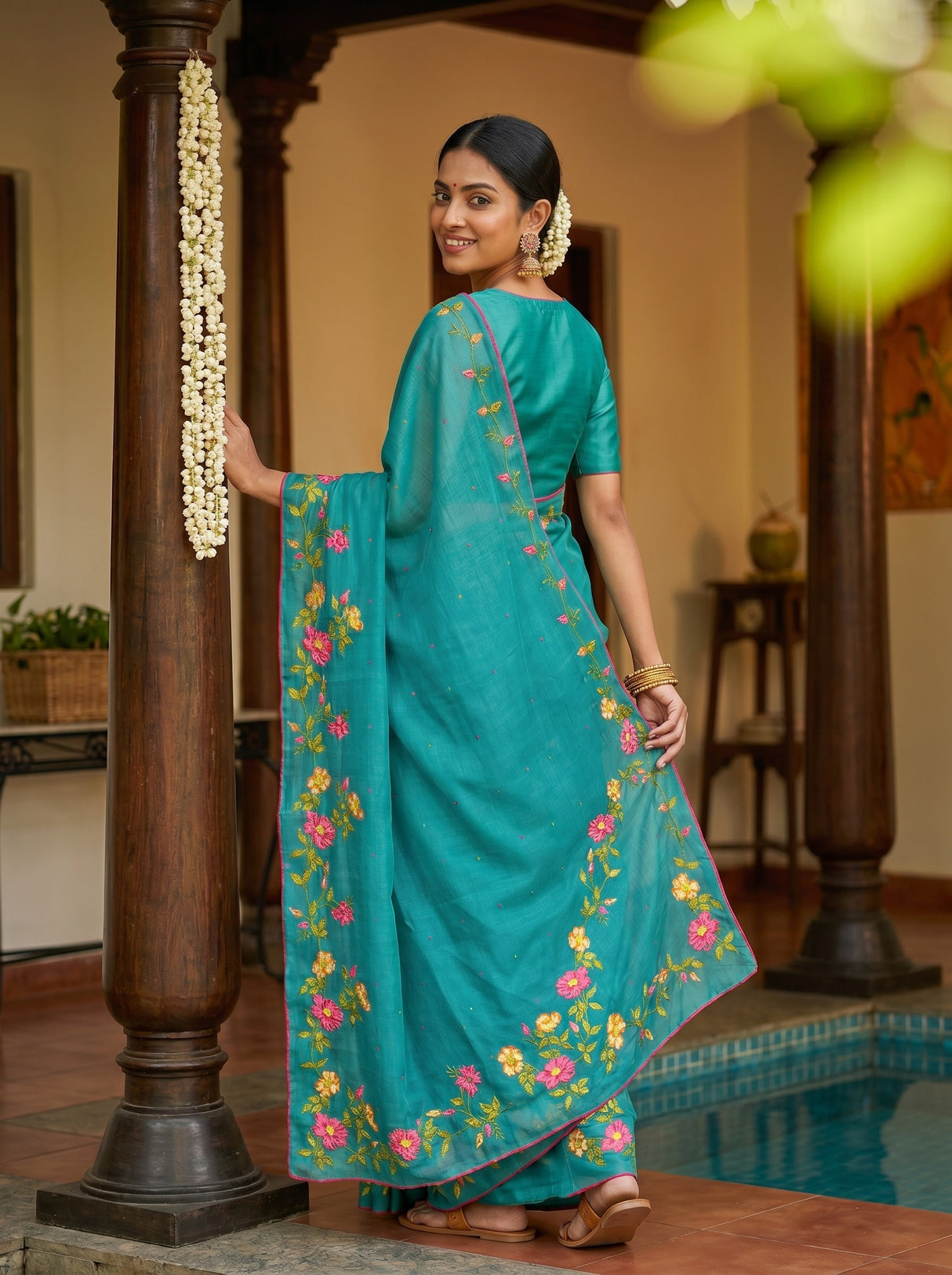 MIMOSA Saree Saree — pose 7 styling detail