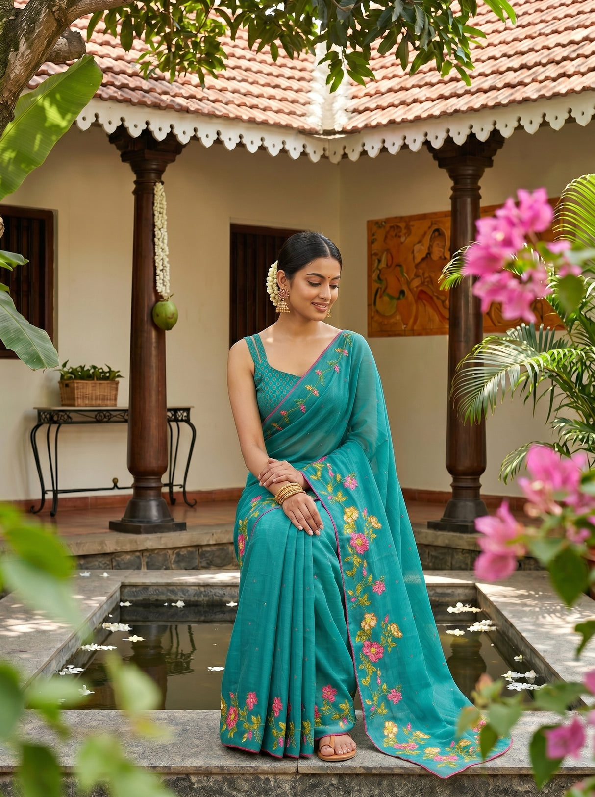 MIMOSA Saree Saree — pose 8 styling detail