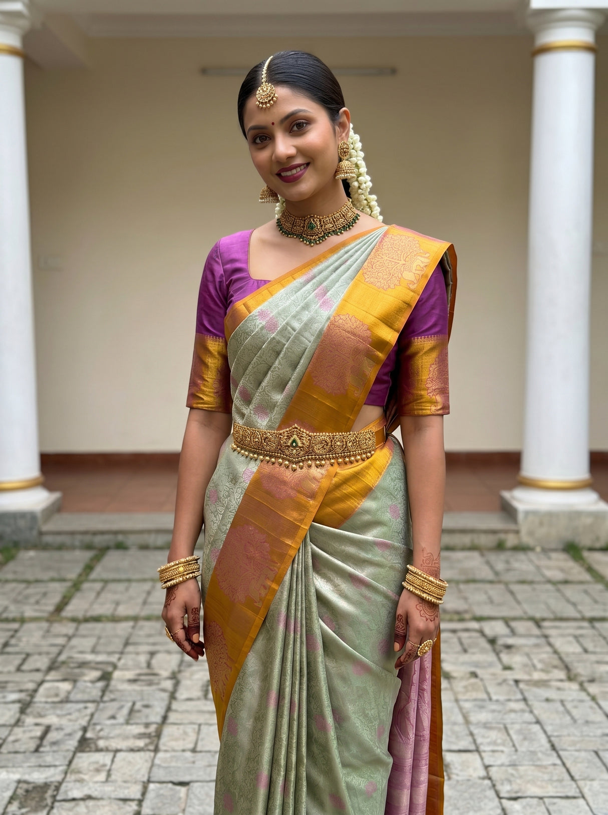 MIMOSA Saree Saree — pose 10 styling detail