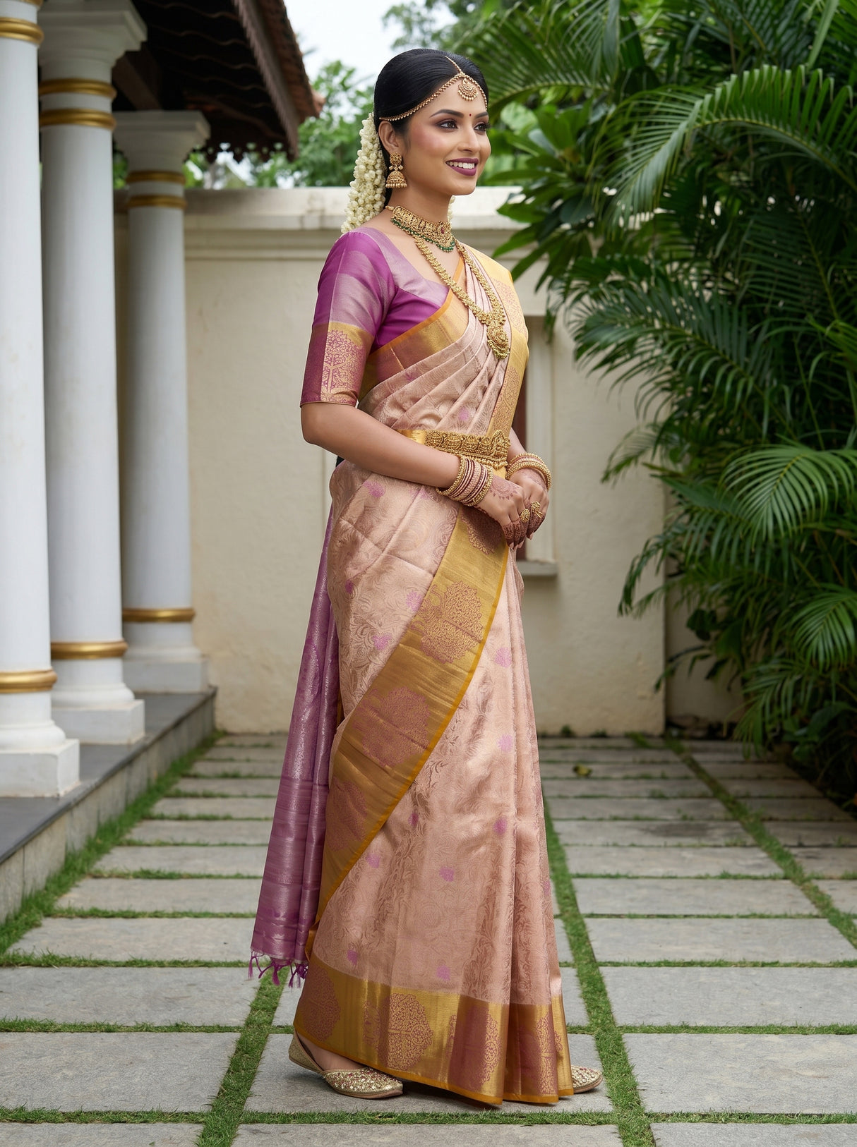 MIMOSA Saree Saree — pose 3 styling detail