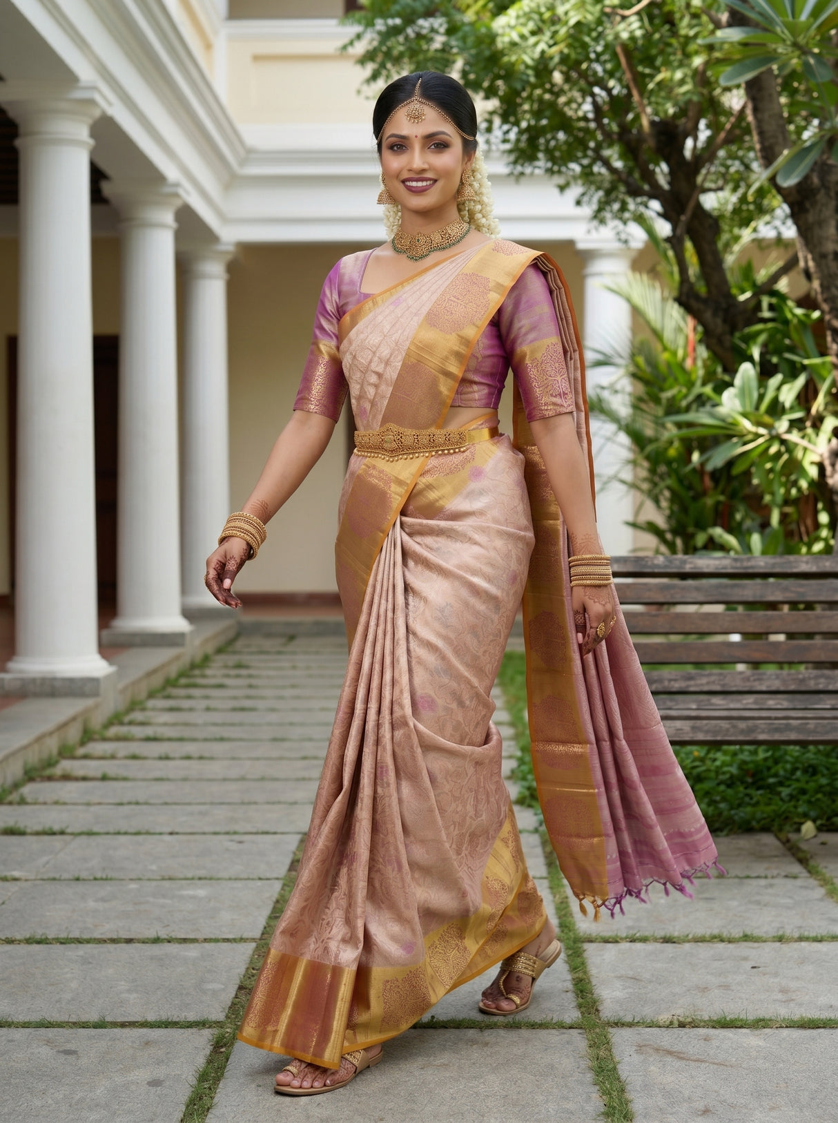 MIMOSA Saree Saree — pose 6 styling detail
