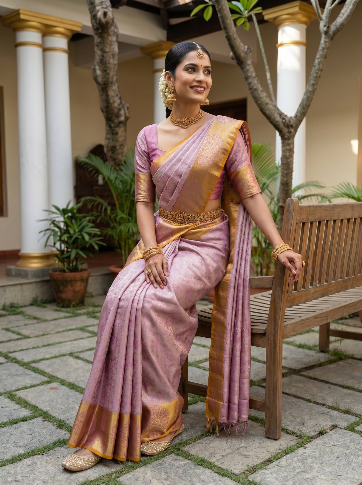 MIMOSA Saree Saree — pose 5 styling detail