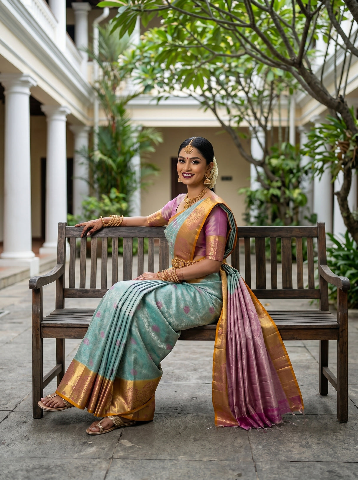 MIMOSA Saree Saree — pose 5 styling detail