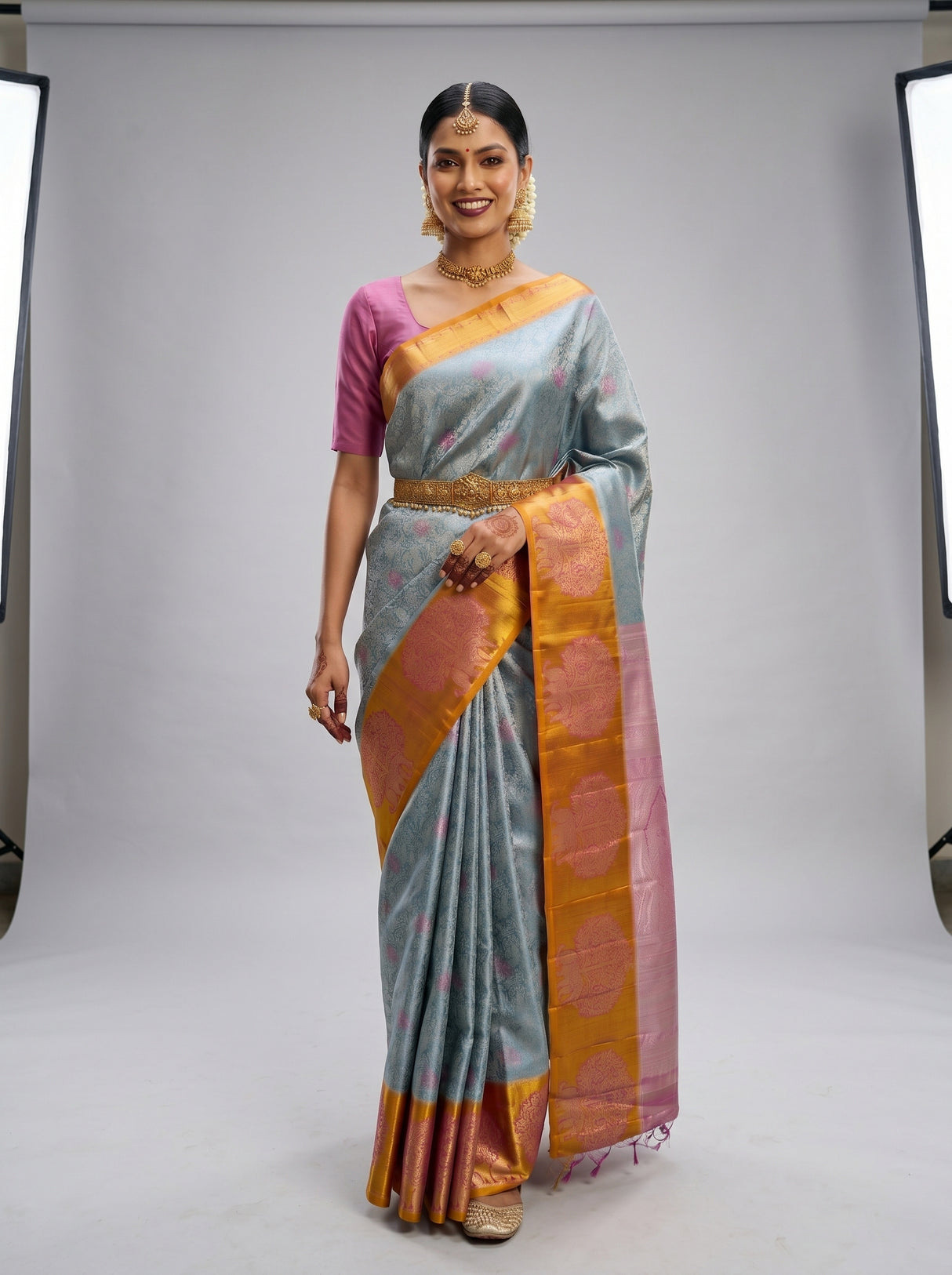 MIMOSA Saree Saree — pose 6 styling detail