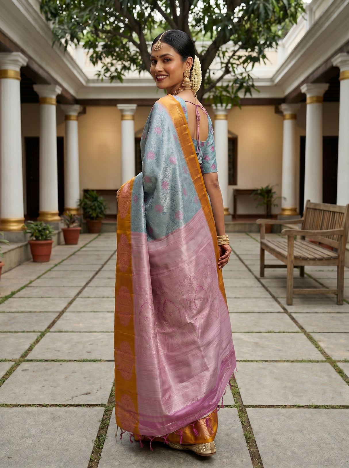 MIMOSA Saree Saree — pose 7 styling detail