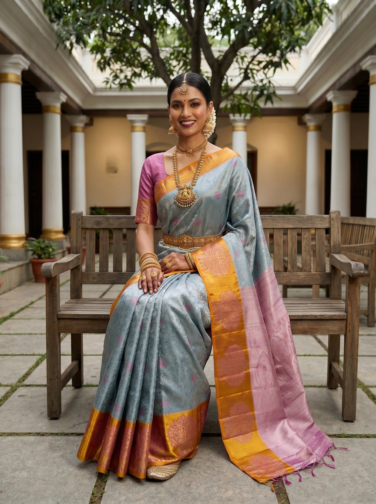 MIMOSA Saree Saree — pose 8 styling detail
