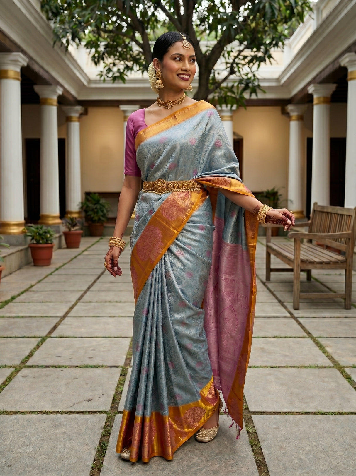 MIMOSA Saree Saree — pose 9 styling detail