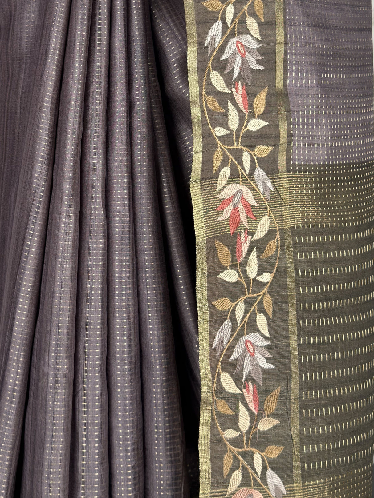 MIMOSA Olive Banarasi Art Silk Saree — fleets shot full lifestyle