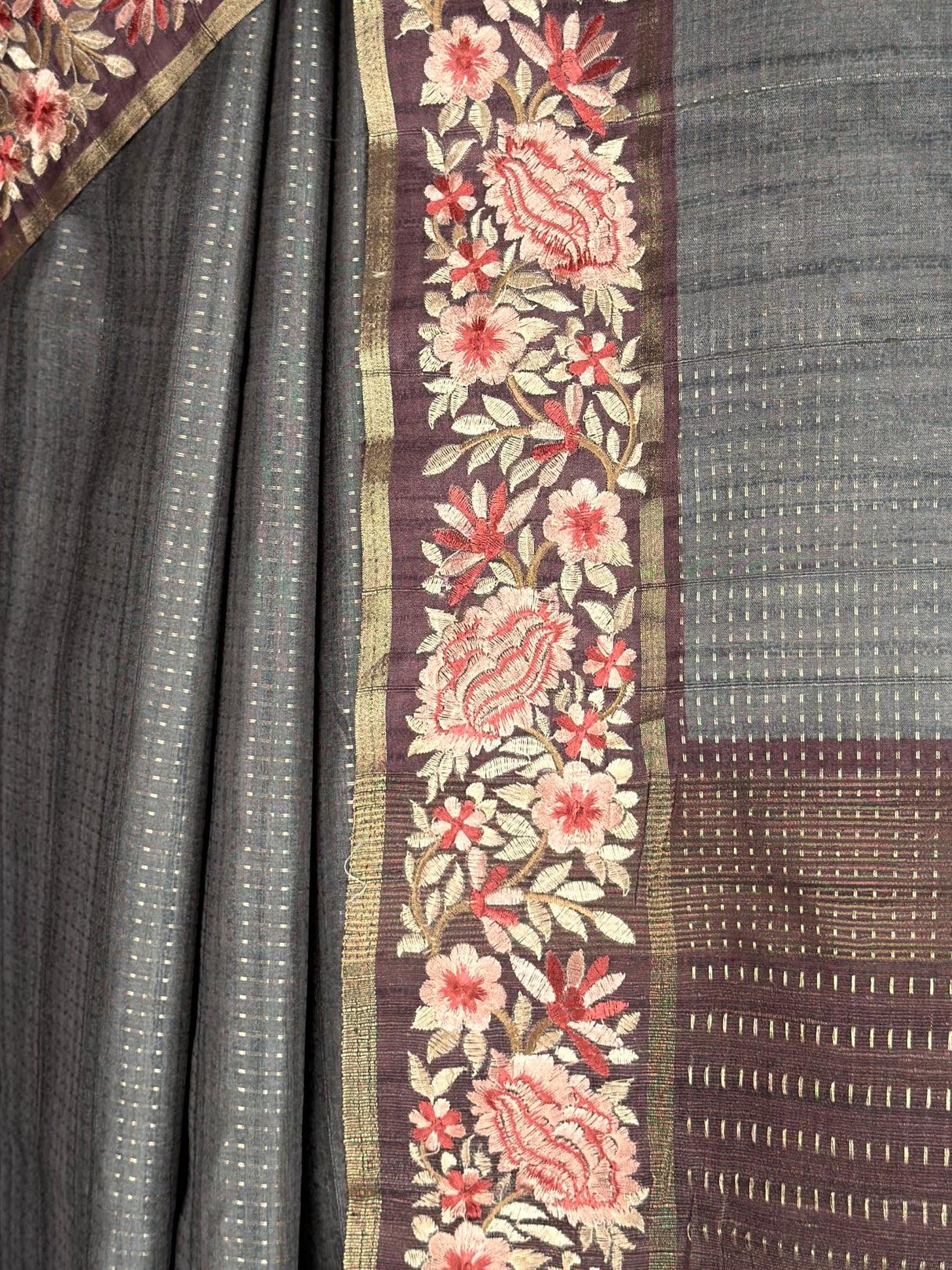 MIMOSA Chocolate Banarasi Saree — fleets shot full lifestyle