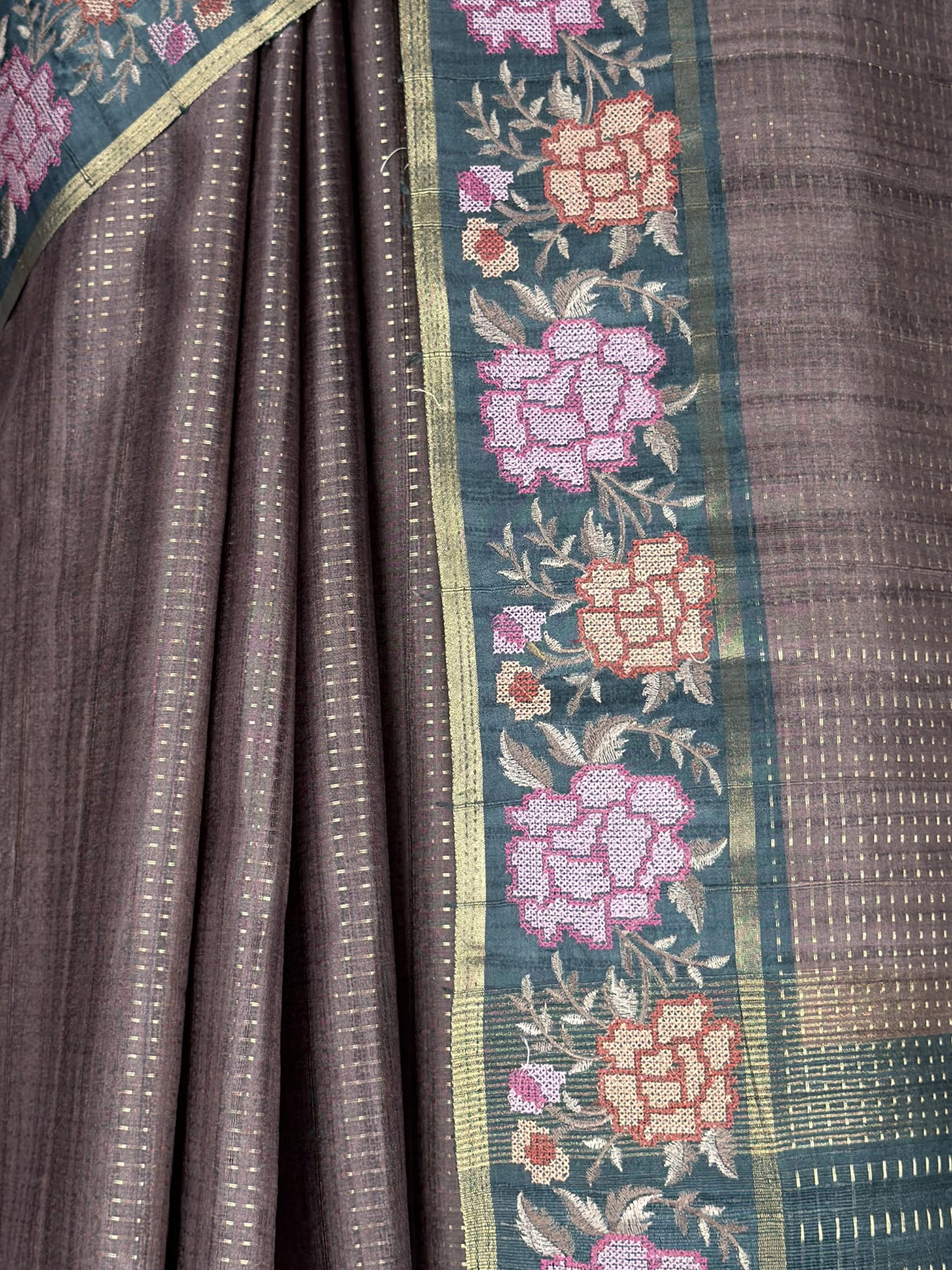 MIMOSA Blue Banarasi Art Silk Saree — fleets shot full lifestyle