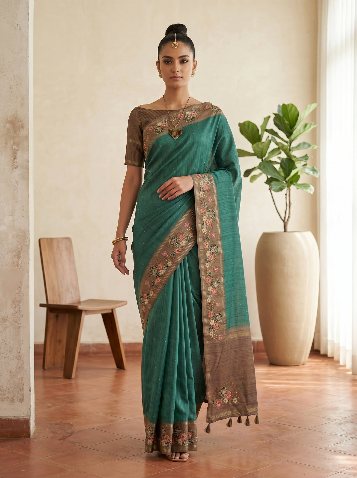 MIMOSA Saree Saree — pose 7 styling detail