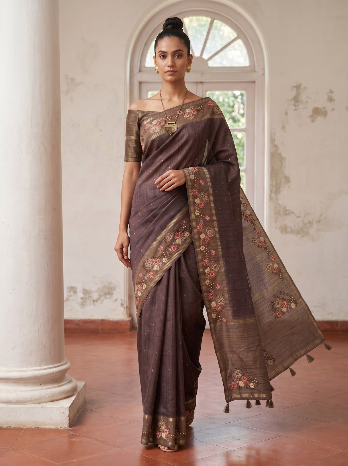 MIMOSA Saree Saree — pose 6 styling detail