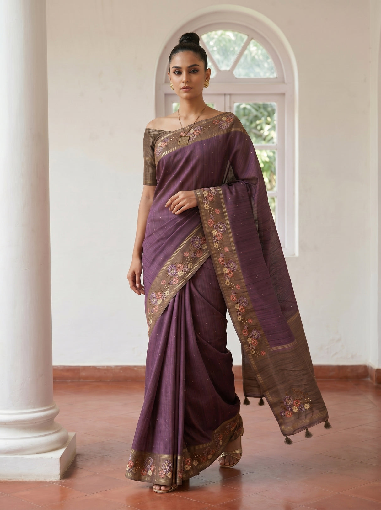 MIMOSA Saree Saree — pose 6 styling detail
