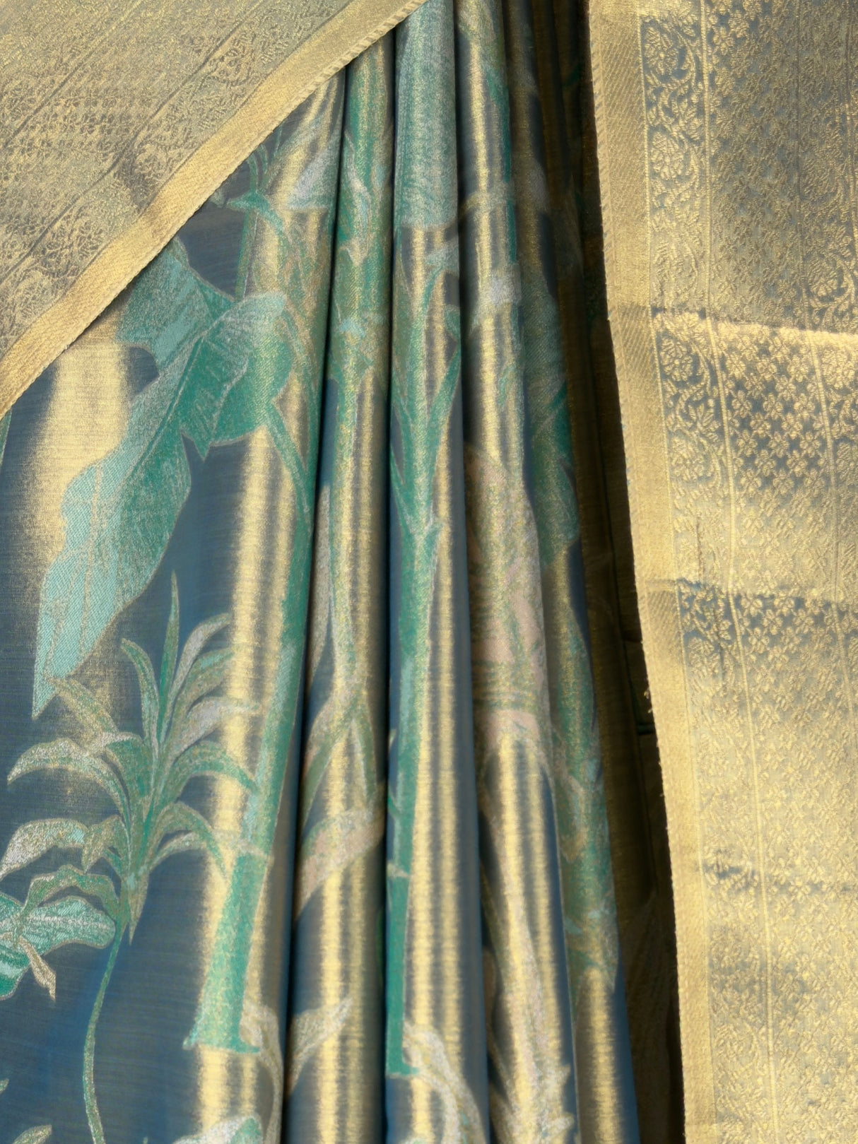 MIMOSA Sapphire Saree Saree — fleets shot full lifestyle