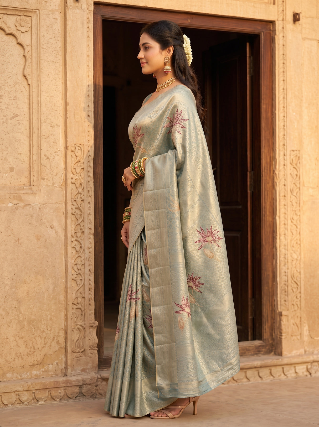 MIMOSA Saree Saree — pose 3 styling detail