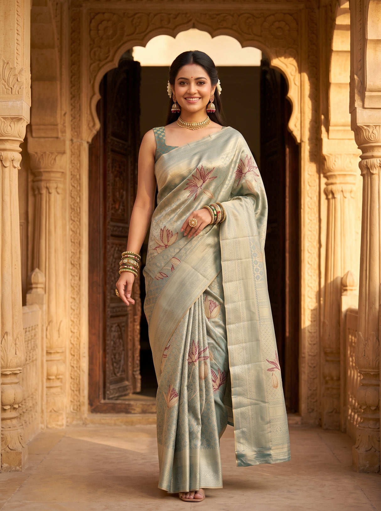 MIMOSA Saree Saree — pose 6 styling detail