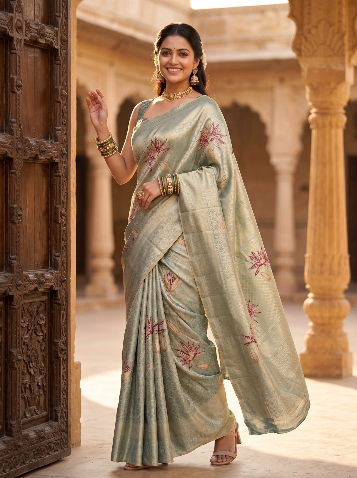 MIMOSA Saree Saree — pose 9 styling detail