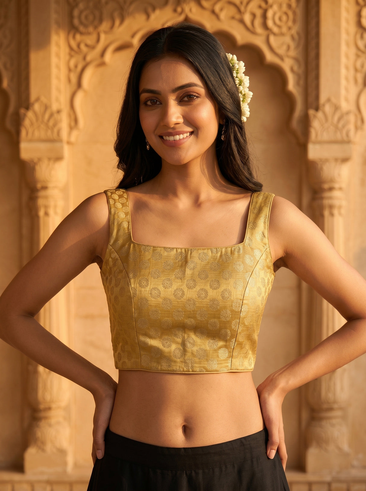 MIMOSA Saree Saree — blouse close-up