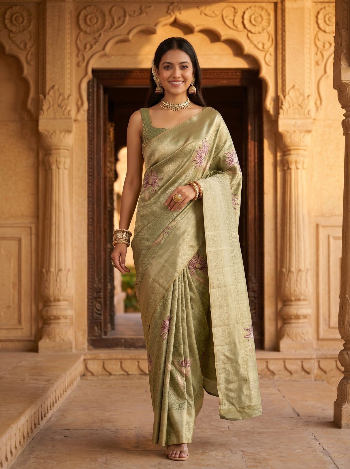 MIMOSA Saree Saree — pose 6 styling detail