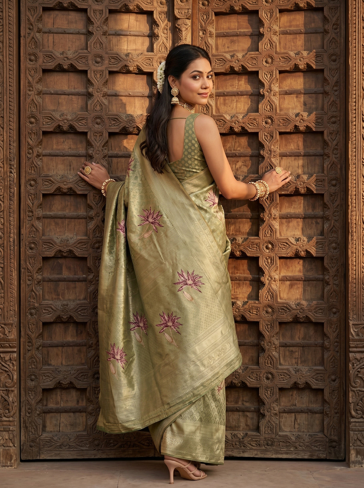 MIMOSA Saree Saree — pose 7 styling detail