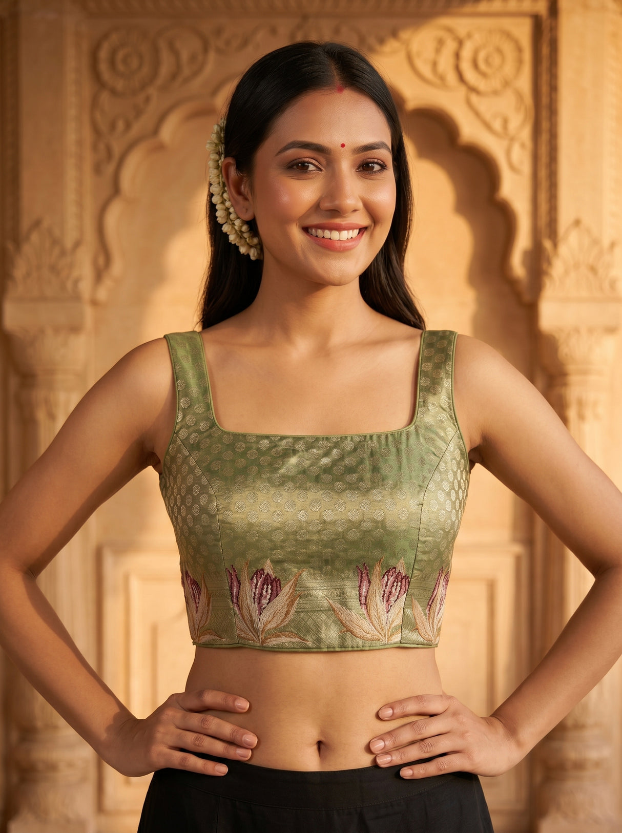 MIMOSA Saree Saree — blouse close-up