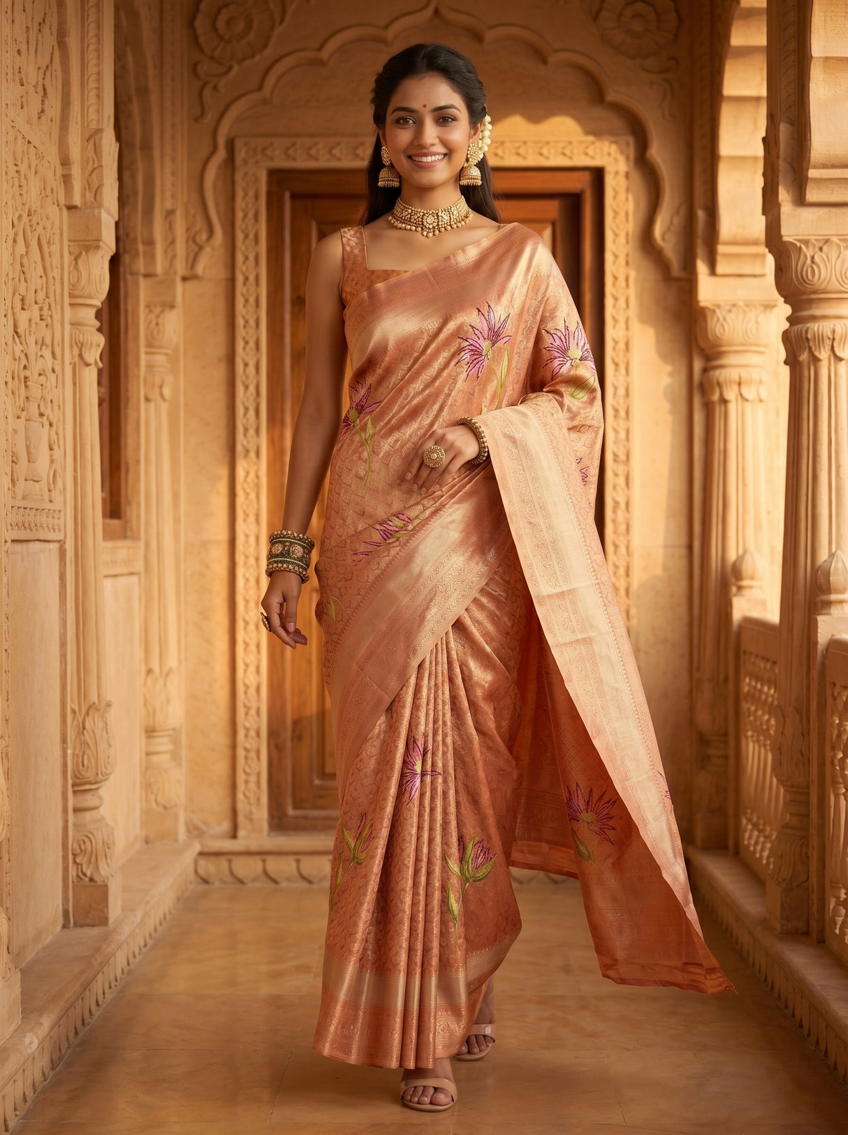 MIMOSA Saree Saree — pose 6 styling detail